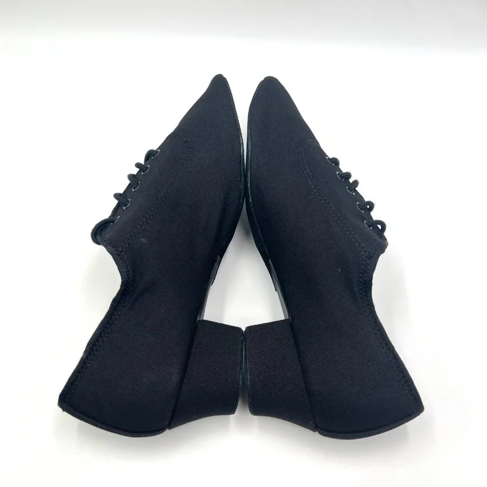 7W 7 WIDE Capezio Womens BR74 Practice Cuban Ballroom Dance Shoes‎ Heels